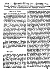 Wiener Zeitung 17660205 Seite: 9