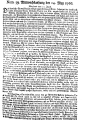 Wiener Zeitung 17660514 Seite: 9