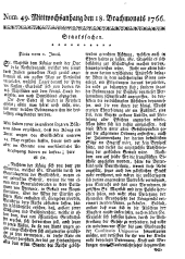 Wiener Zeitung 17660618 Seite: 9