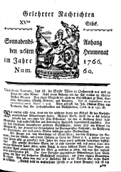 Wiener Zeitung 17660726 Seite: 9