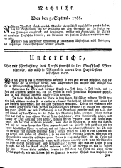 Wiener Zeitung 17660924 Seite: 9