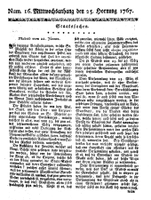 Wiener Zeitung 17670225 Seite: 9