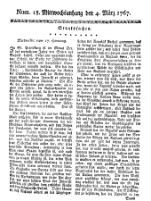 Wiener Zeitung 17670304 Seite: 9