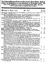 Wiener Zeitung 17670418 Seite: 23