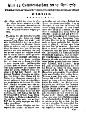 Wiener Zeitung 17670425 Seite: 9