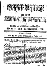 Wiener Zeitung 17671031 Seite: 9