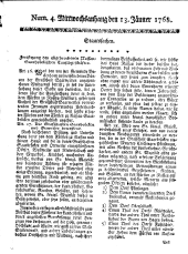 Wiener Zeitung 17680113 Seite: 9