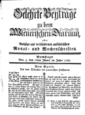 Wiener Zeitung 17680116 Seite: 9