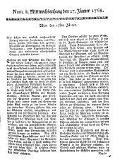 Wiener Zeitung 17680127 Seite: 9