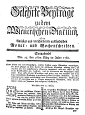 Wiener Zeitung 17680326 Seite: 9