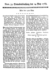 Wiener Zeitung 17680514 Seite: 9