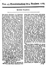 Wiener Zeitung 17680604 Seite: 9