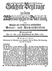 Wiener Zeitung 17680820 Seite: 9