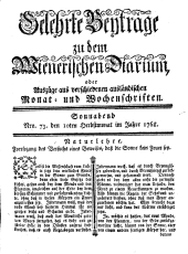 Wiener Zeitung 17680910 Seite: 9