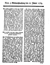 Wiener Zeitung 17690118 Seite: 9