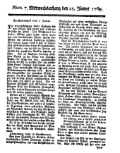 Wiener Zeitung 17690125 Seite: 9