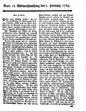 Wiener Zeitung 17690208 Seite: 9