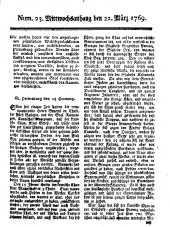 Wiener Zeitung 17690322 Seite: 9