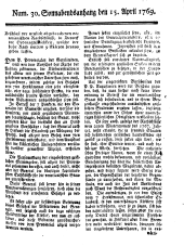 Wiener Zeitung 17690415 Seite: 9