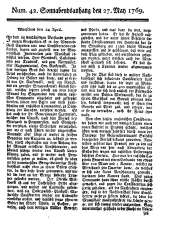 Wiener Zeitung 17690527 Seite: 9