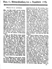 Wiener Zeitung 17690802 Seite: 9
