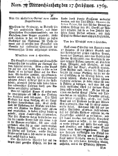 Wiener Zeitung 17690927 Seite: 9