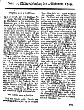 Wiener Zeitung 17691004 Seite: 9