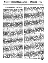 Wiener Zeitung 17691011 Seite: 9