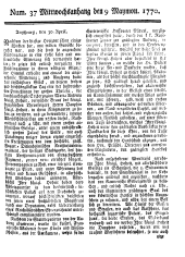 Wiener Zeitung 17700505 Seite: 21