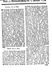 Wiener Zeitung 17700613 Seite: 9