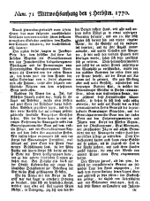 Wiener Zeitung 17700905 Seite: 9