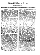 Wiener Zeitung 17720401 Seite: 17