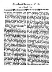 Wiener Zeitung 17720801 Seite: 13