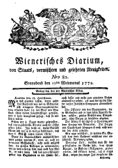 Wiener Zeitung 17721010 Seite: 1