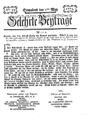 Wiener Zeitung 17730501 Seite: 17