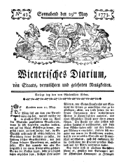 Wiener Zeitung 17730529 Seite: 1