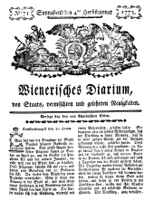 Wiener Zeitung 17730904 Seite: 1