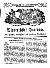 Wiener Zeitung 17730925 Seite: 1