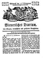 Wiener Zeitung 17731013 Seite: 1