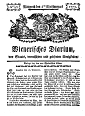 Wiener Zeitung 17731208 Seite: 1