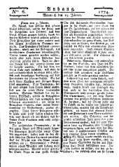 Wiener Zeitung 17740119 Seite: 9