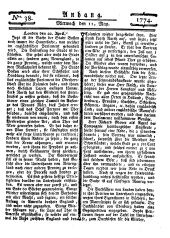 Wiener Zeitung 17740511 Seite: 9