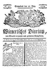 Wiener Zeitung 17740528 Seite: 1