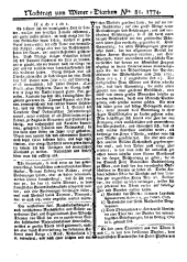 Wiener Zeitung 17741008 Seite: 17