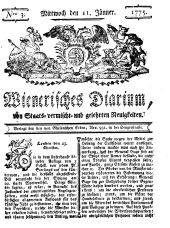 Wiener Zeitung 17750111 Seite: 1