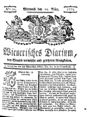 Wiener Zeitung 17750329 Seite: 1