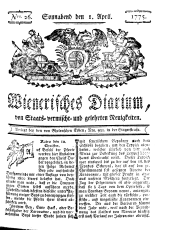 Wiener Zeitung 17750401 Seite: 1