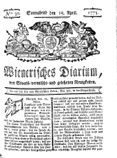 Wiener Zeitung 17750415 Seite: 1