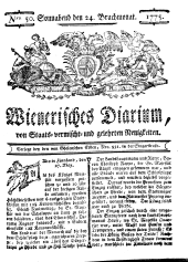 Wiener Zeitung 17750624 Seite: 1