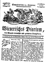 Wiener Zeitung 17750729 Seite: 1